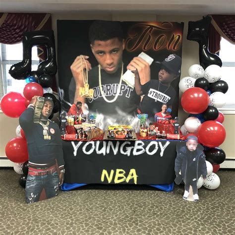 nba youngboy birthday decorations